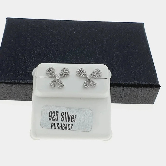 925 sterling silver luxury CZ earrings for women/girls, Best RJUS2141 - Picture 9 of 11